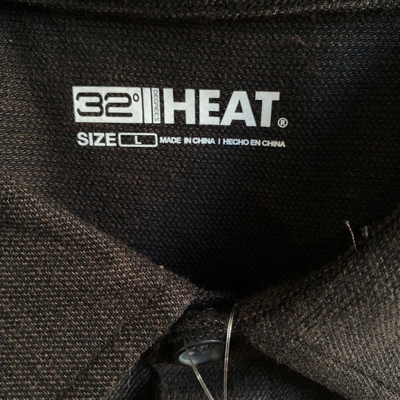 32 Degrees Men's Long Sleeve Button-Up Shirt, Brown, Large NWT - Picture 7 of 16